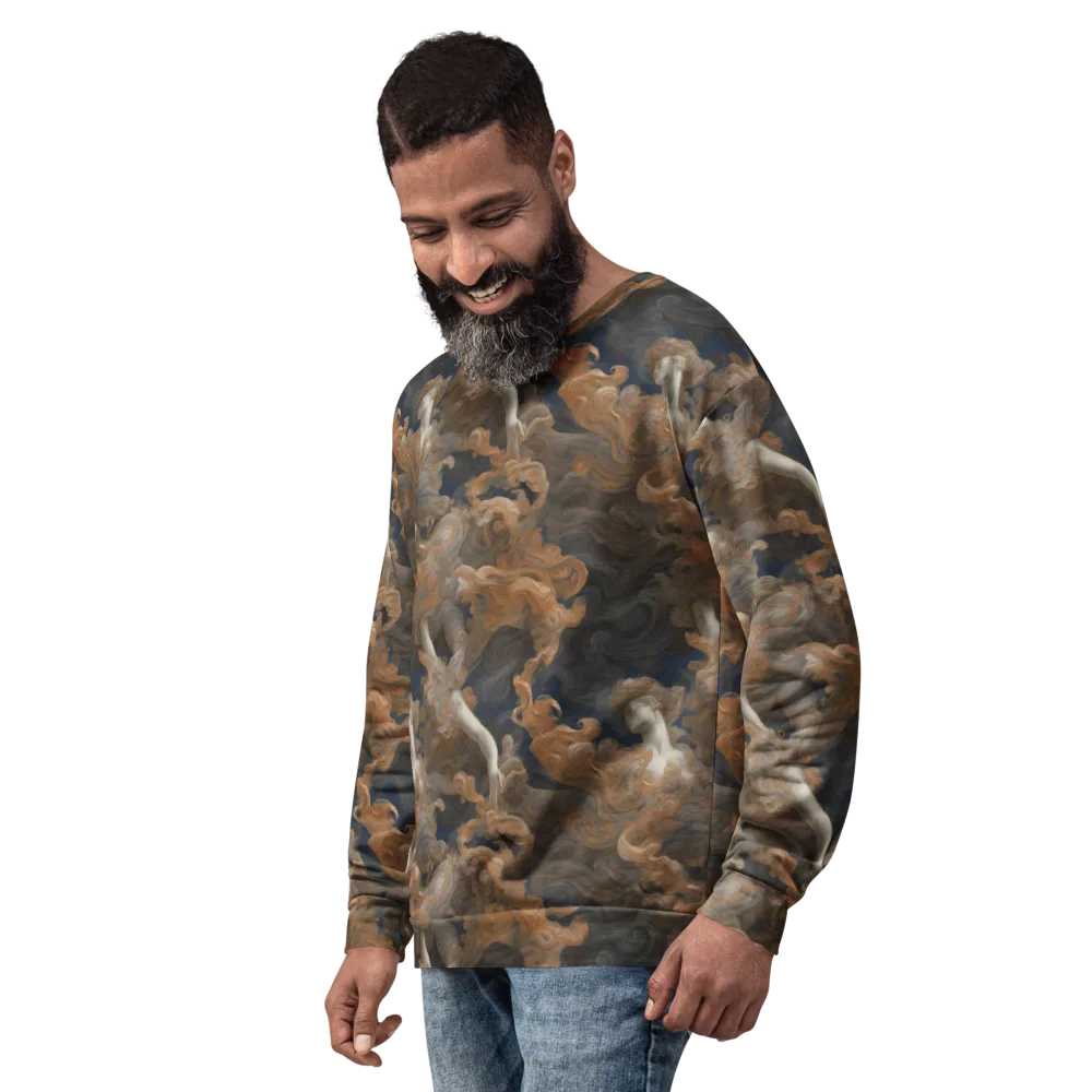 Sienna Rapture on Sweatshirt — Left Front
