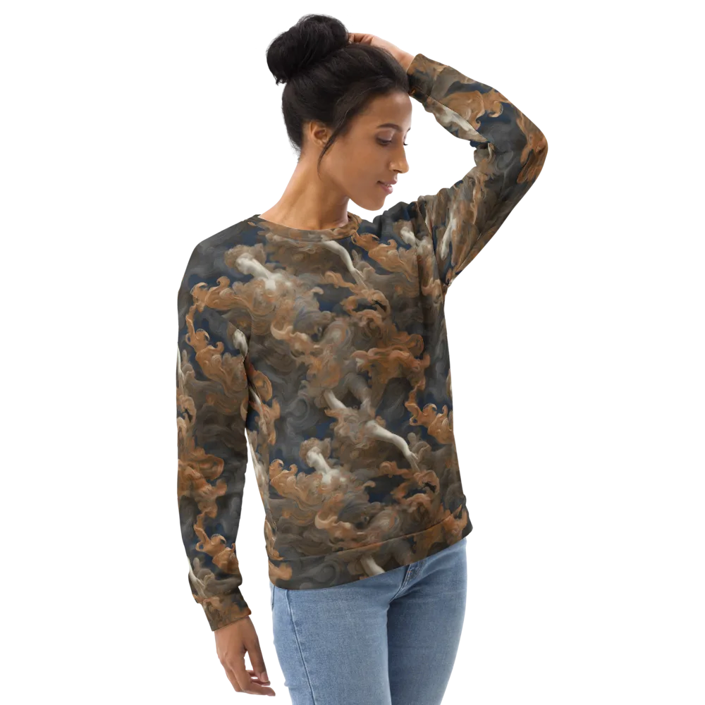 Sienna Rapture on Sweatshirt — Right Front