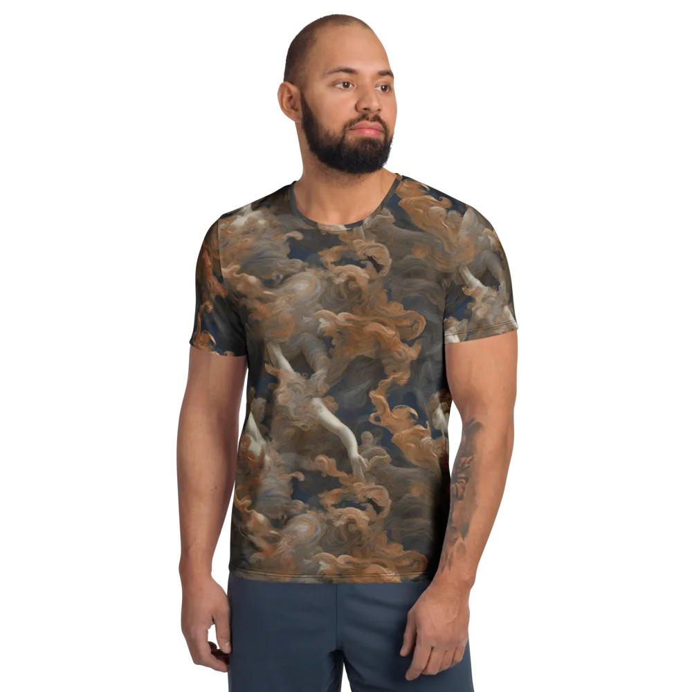 Sienna Rapture on Men's Athletic T-Shirt — Front