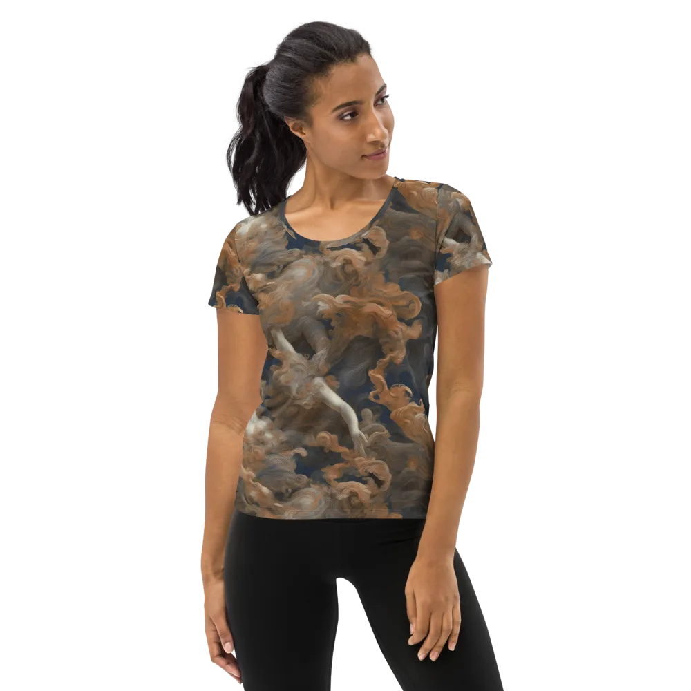 Sienna Rapture on Women's Athletic T-Shirt — Front