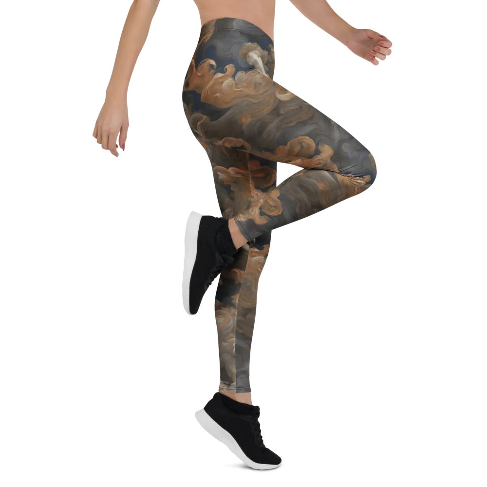 Sienna Rapture on Leggings — Right