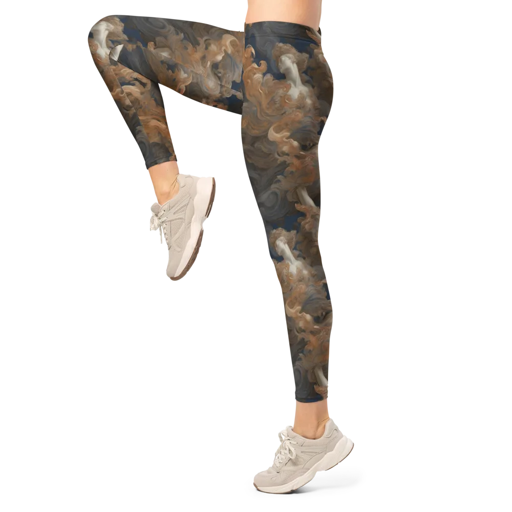 Sienna Rapture on Leggings — Left