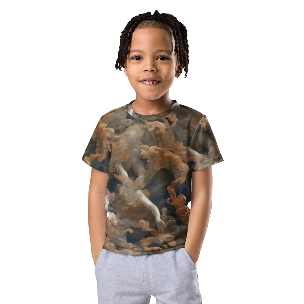 Sienna Rapture on Kids Crew Neck T-Shirt — Front