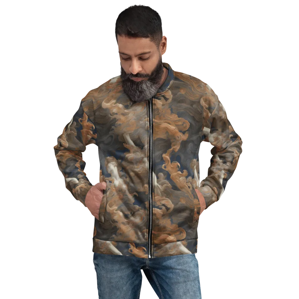 Sienna Rapture on Bomber Jacket — Front