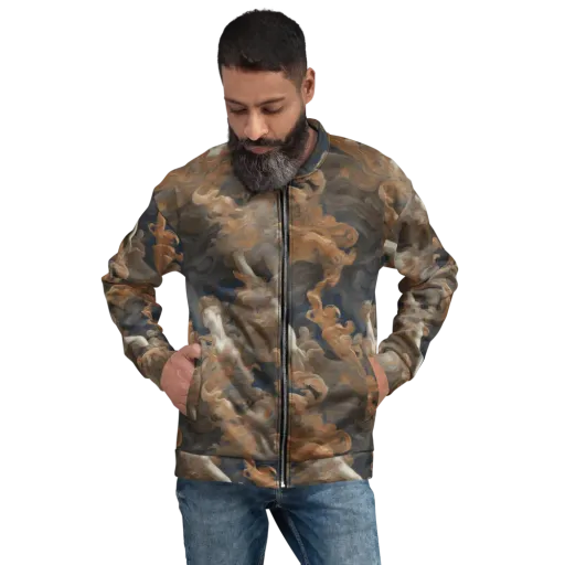 Sienna Rapture on a Bomber Jacket