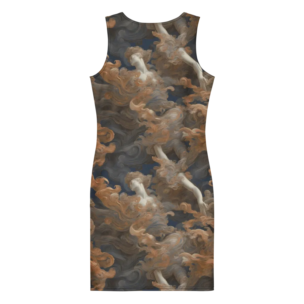 Sienna Rapture on Bodycon Dress — Back