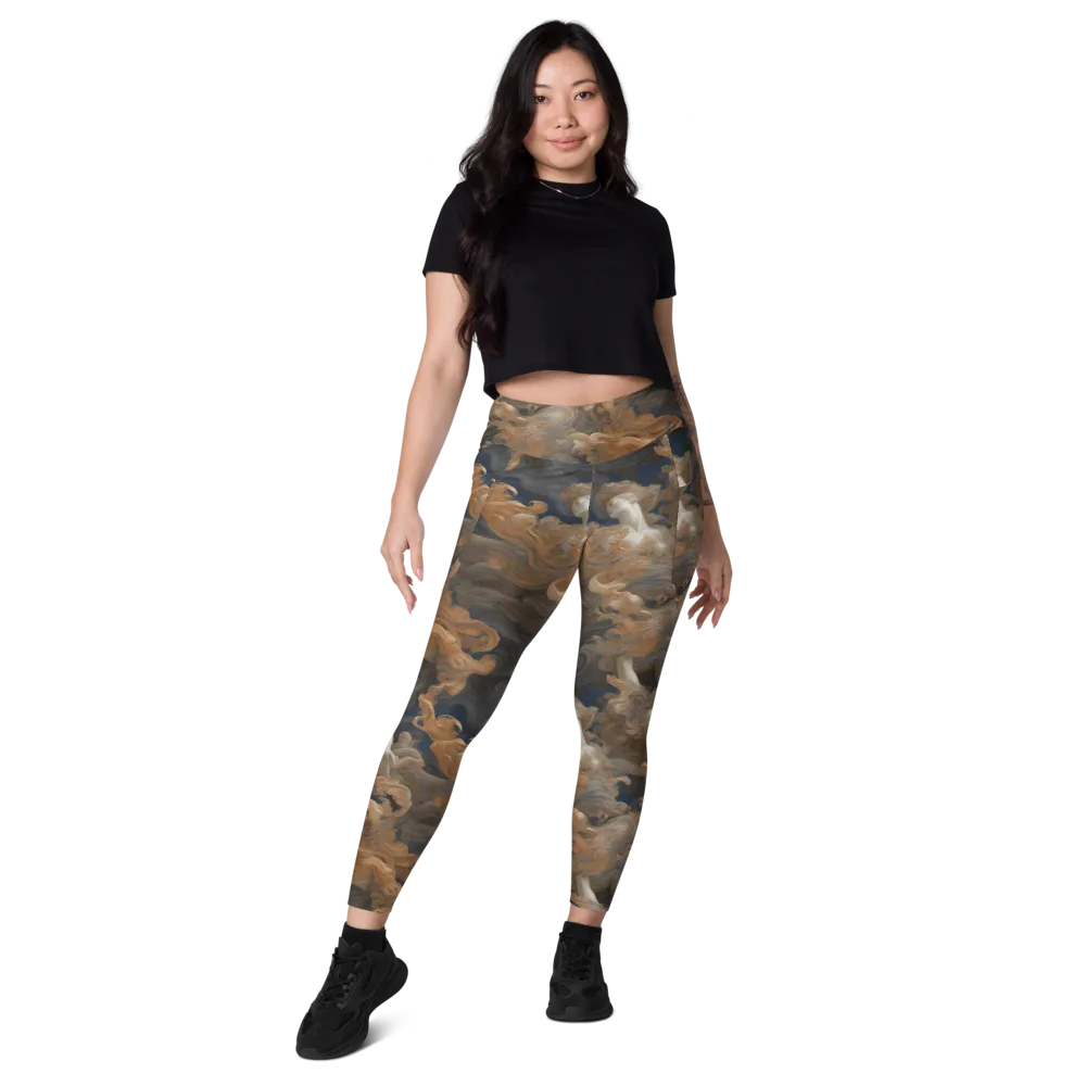 Sienna Rapture on Leggings with Pockets — Front