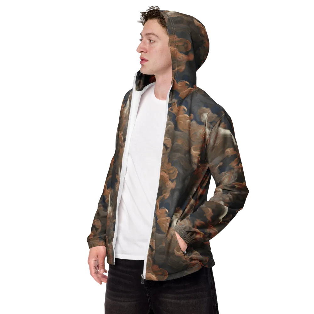 Sienna Rapture on Men's Windbreaker — Left Front