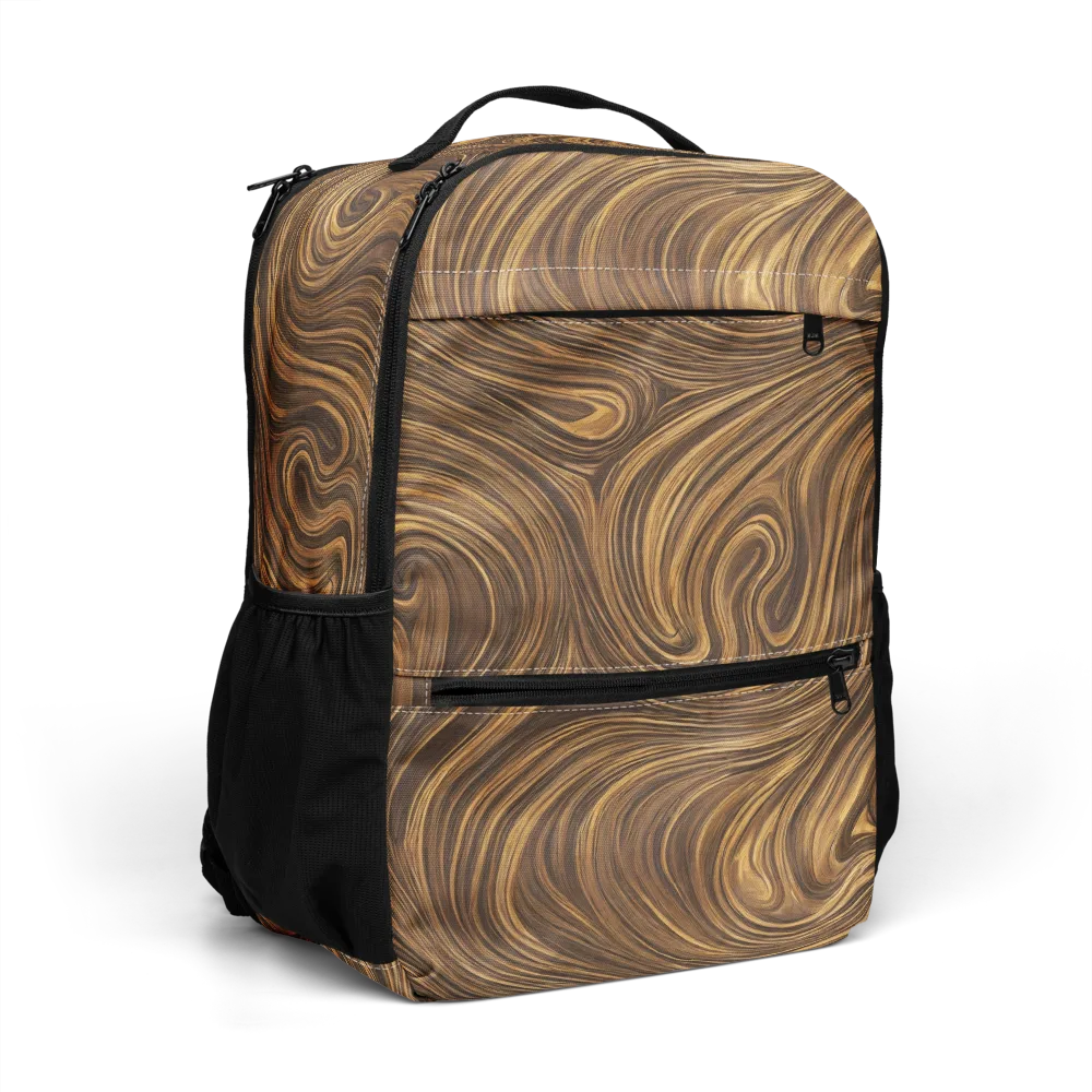Tigerwood Drift on Utility Backpack — Right Front