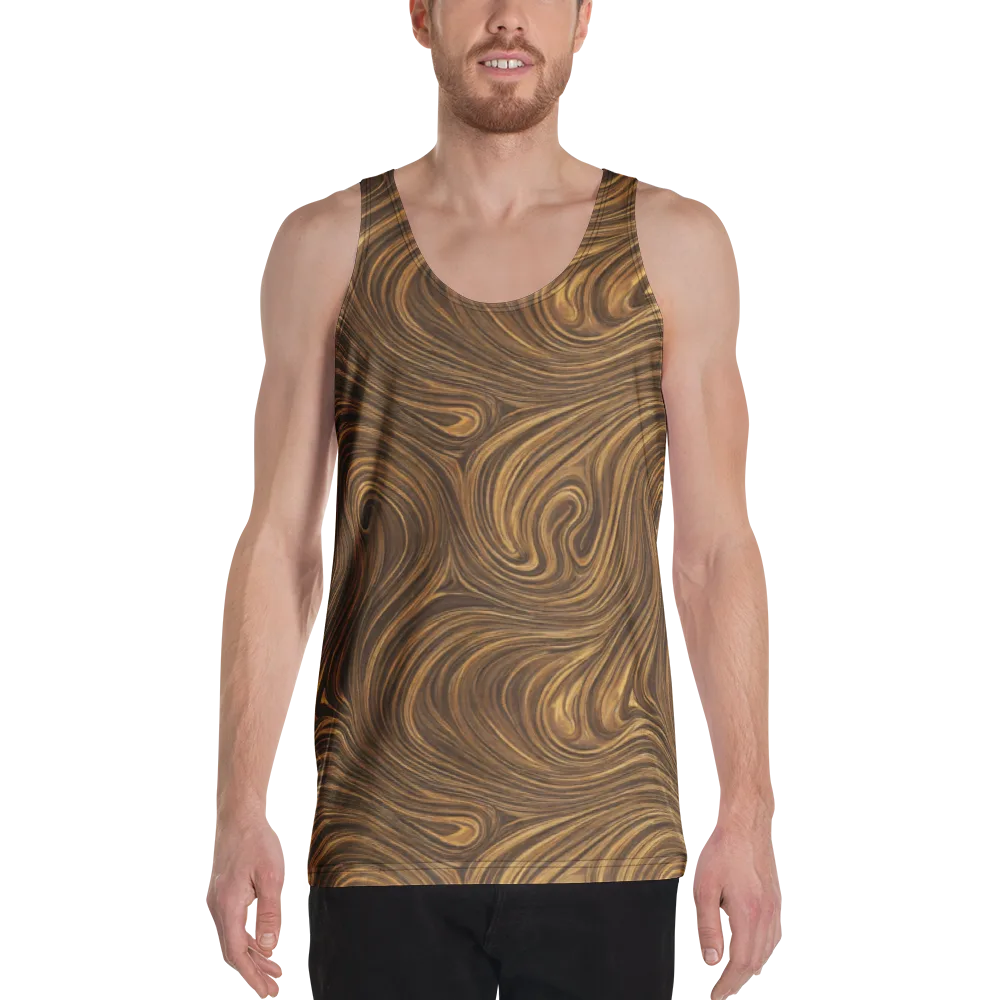 Tigerwood Drift on Men's Tank Top — Front