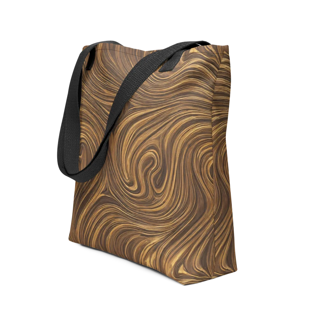 Tigerwood Drift on Tote Bag — Front