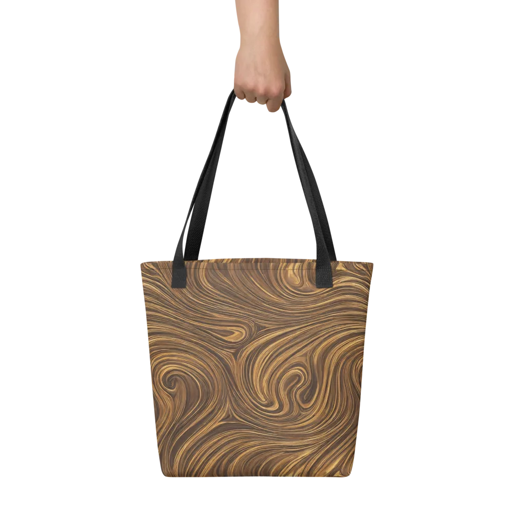 Tigerwood Drift on Tote Bag — Front