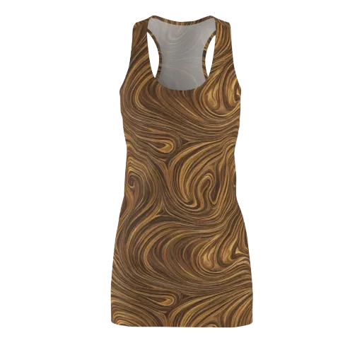 Tigerwood Drift on a Racerback Dress