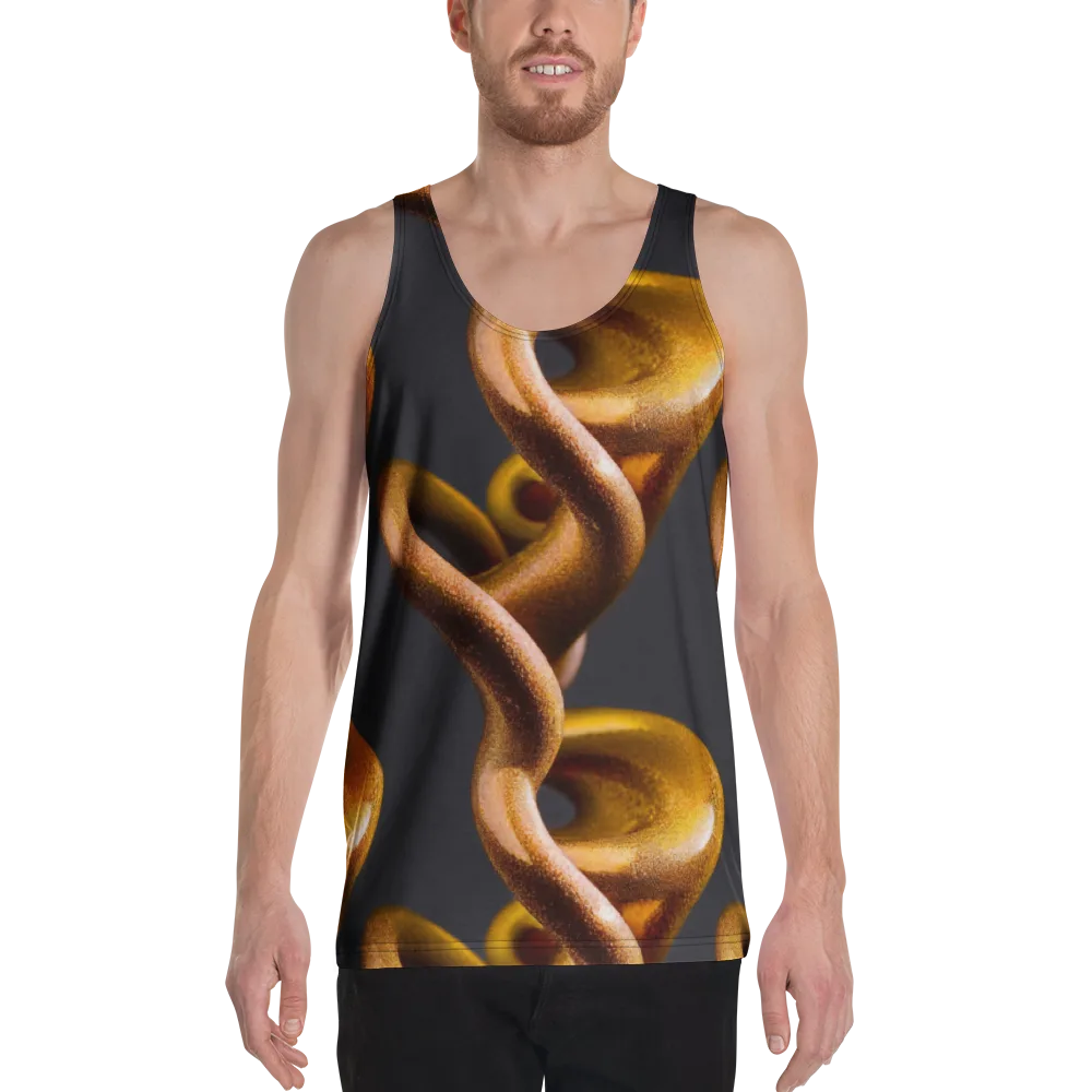 Amber Tangle on Men's Tank Top — Front