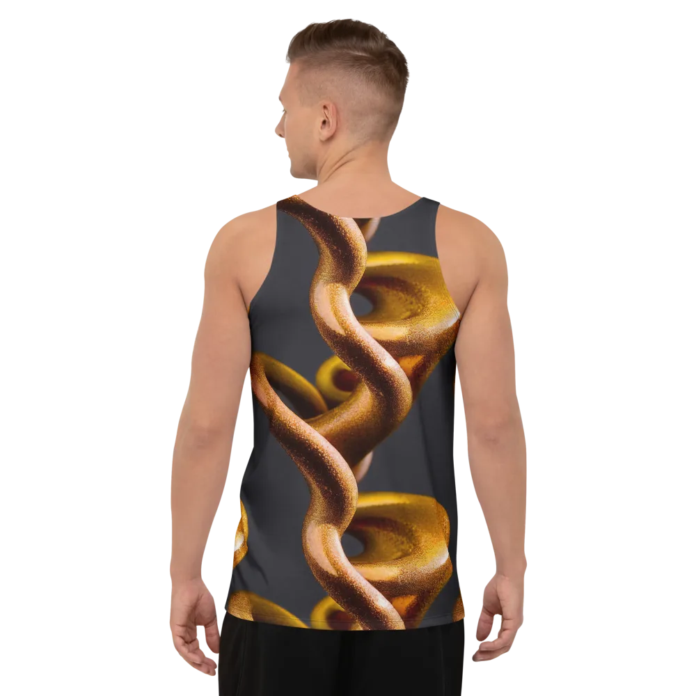 Amber Tangle on Men's Tank Top — Back