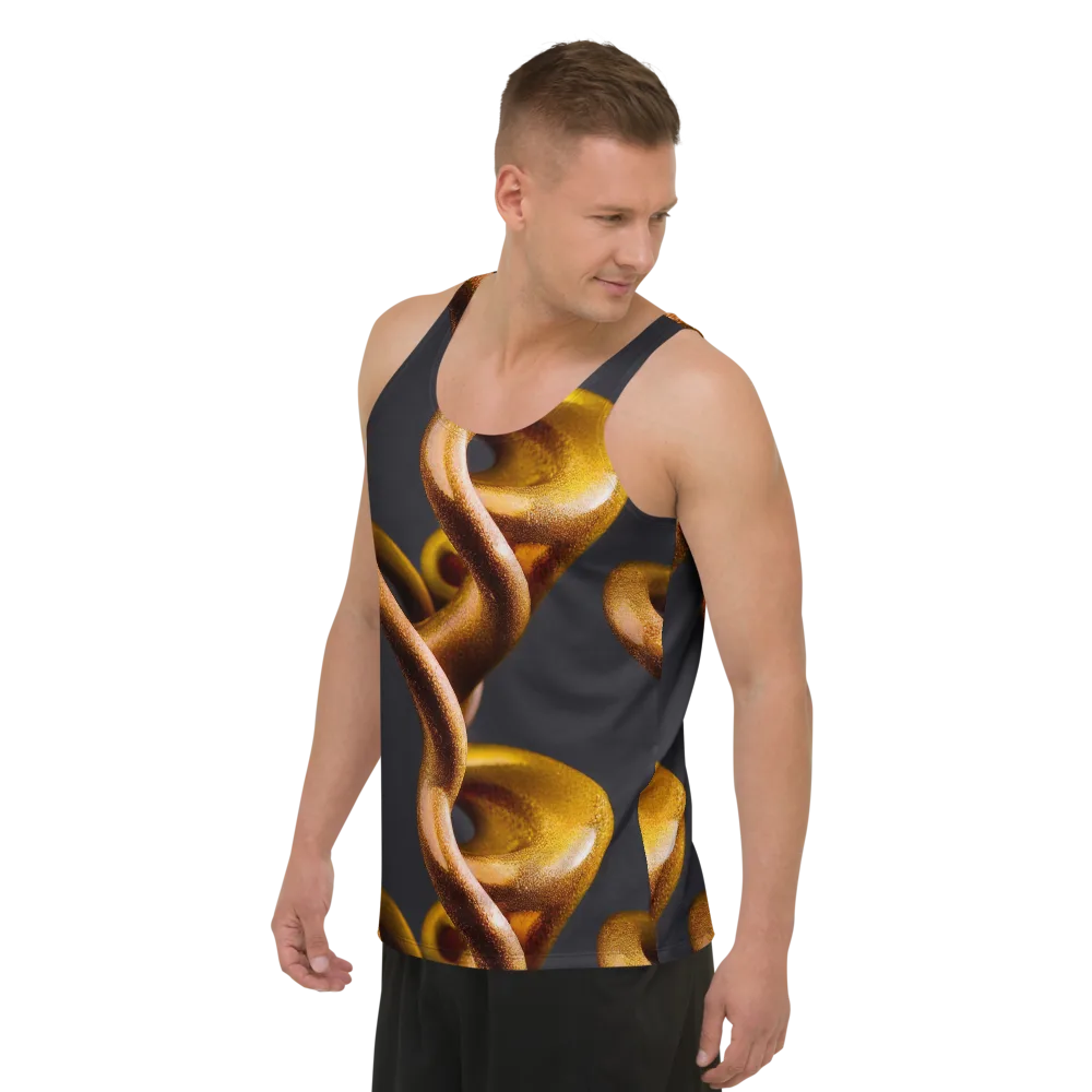 Amber Tangle on Men's Tank Top — Left Front
