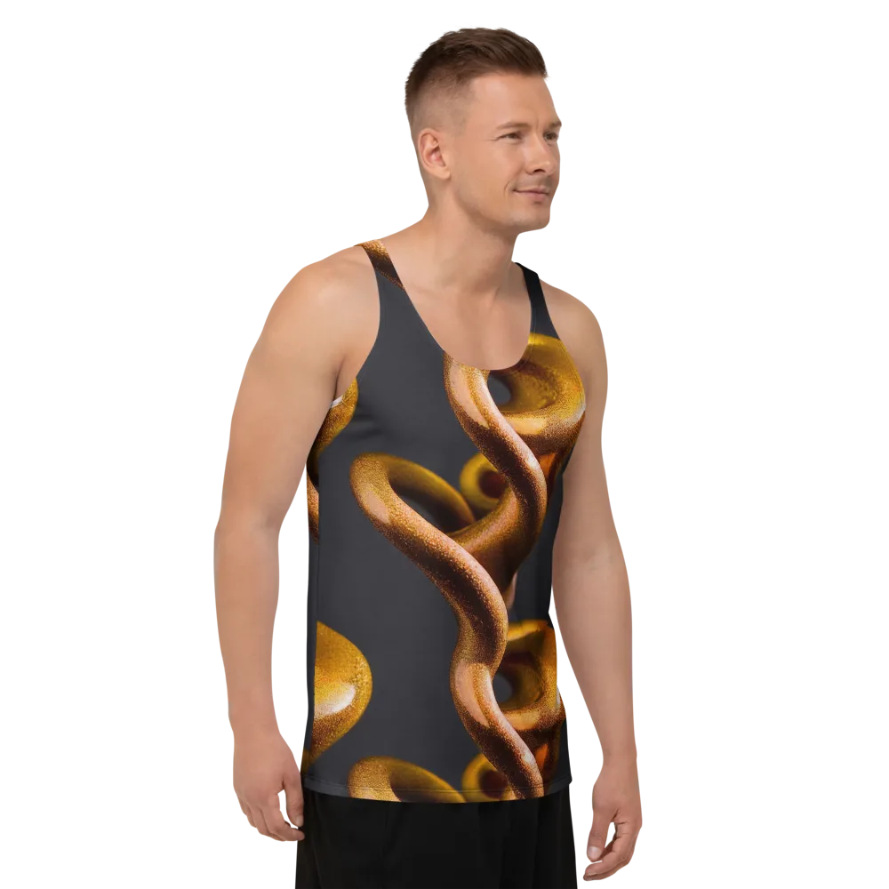 Amber Tangle on Men's Tank Top — Right Front