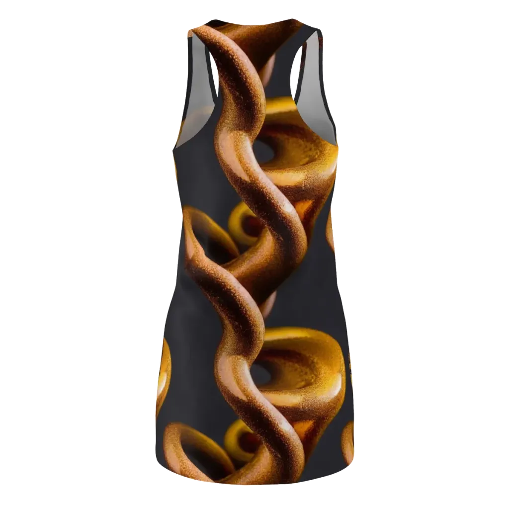 Amber Tangle on Racerback Dress — Back