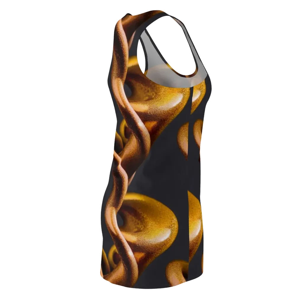 Amber Tangle on Racerback Dress — Back Side