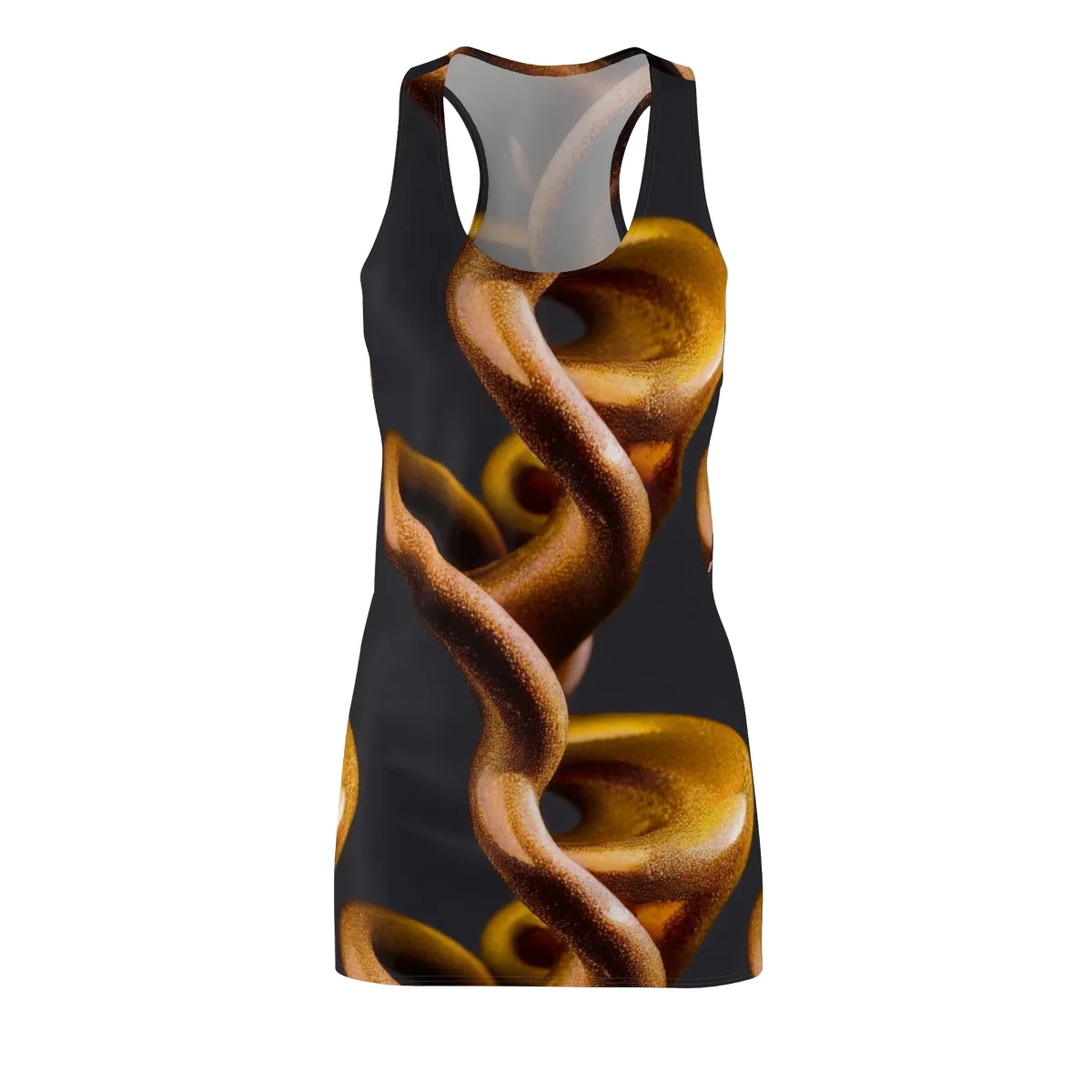 Amber Tangle on Racerback Dress — Front
