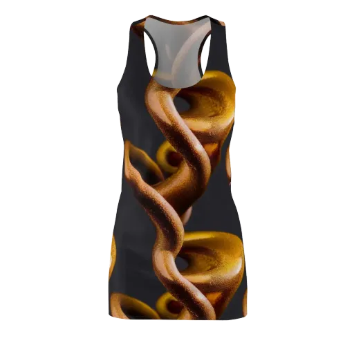 Amber Tangle on a Racerback Dress