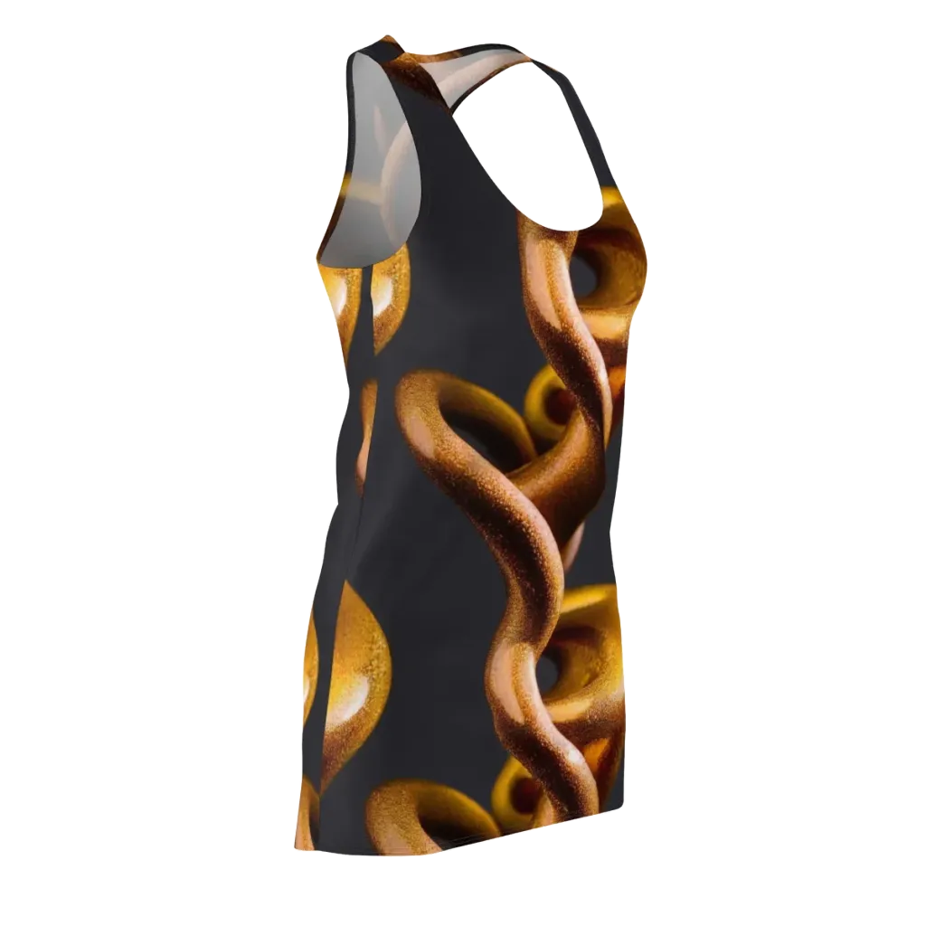 Amber Tangle on Racerback Dress — Front Side
