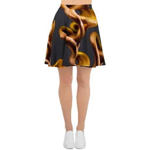 Amber Tangle on a Skater Skirt