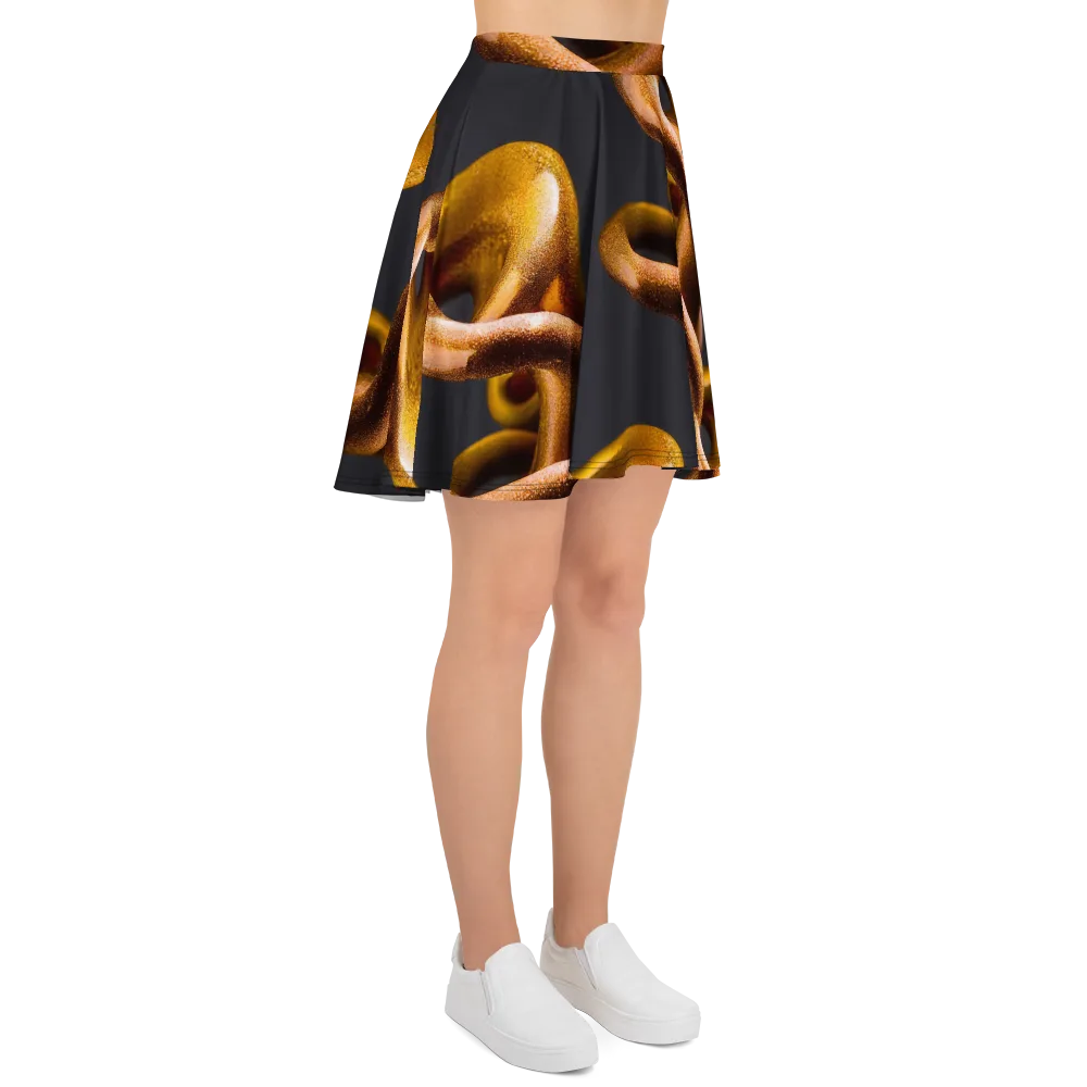 Amber Tangle on Skater Skirt — Right