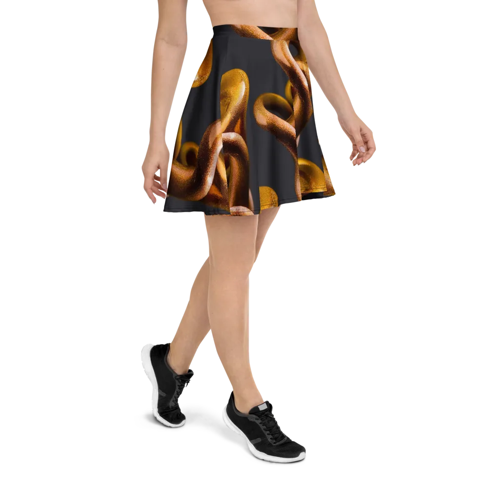Amber Tangle on Skater Skirt — Right