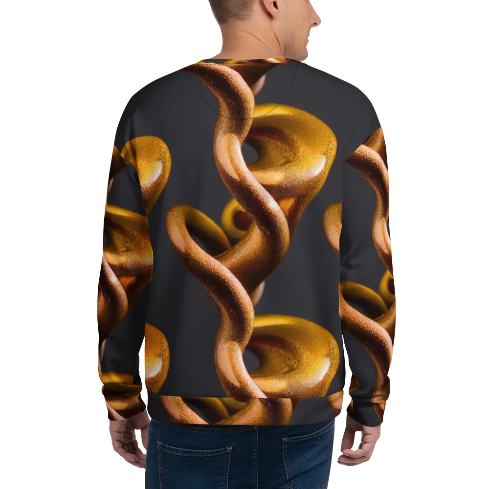 Amber Tangle on Sweatshirt — Back