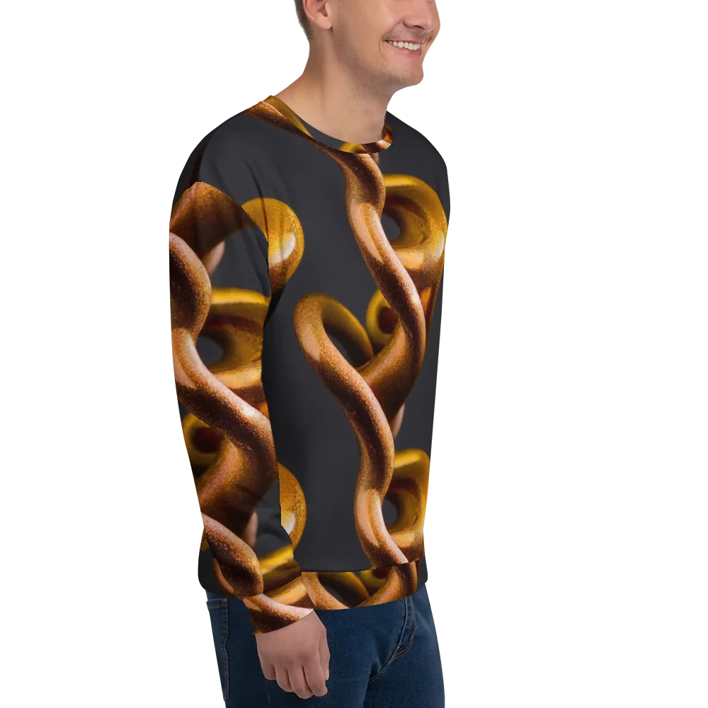 Amber Tangle on Sweatshirt — Right Front