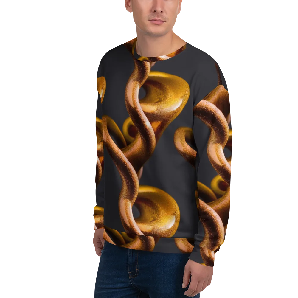Amber Tangle on Sweatshirt — Left Front