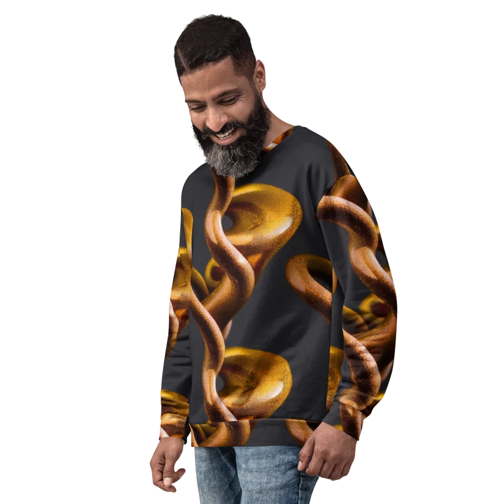 Amber Tangle on Sweatshirt — Left Front