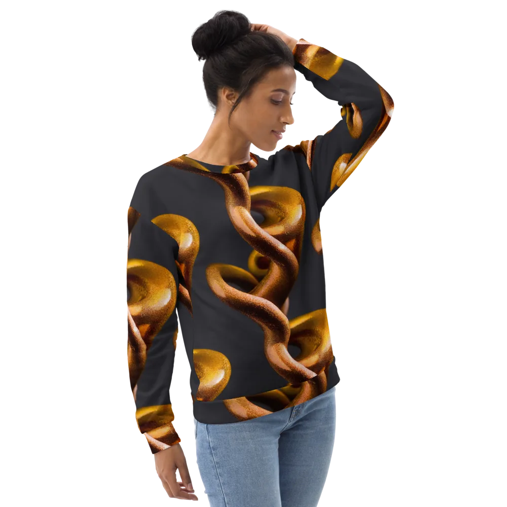 Amber Tangle on Sweatshirt — Right Front