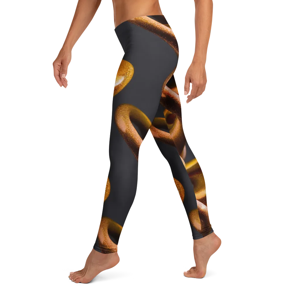 Amber Tangle on Leggings — Left