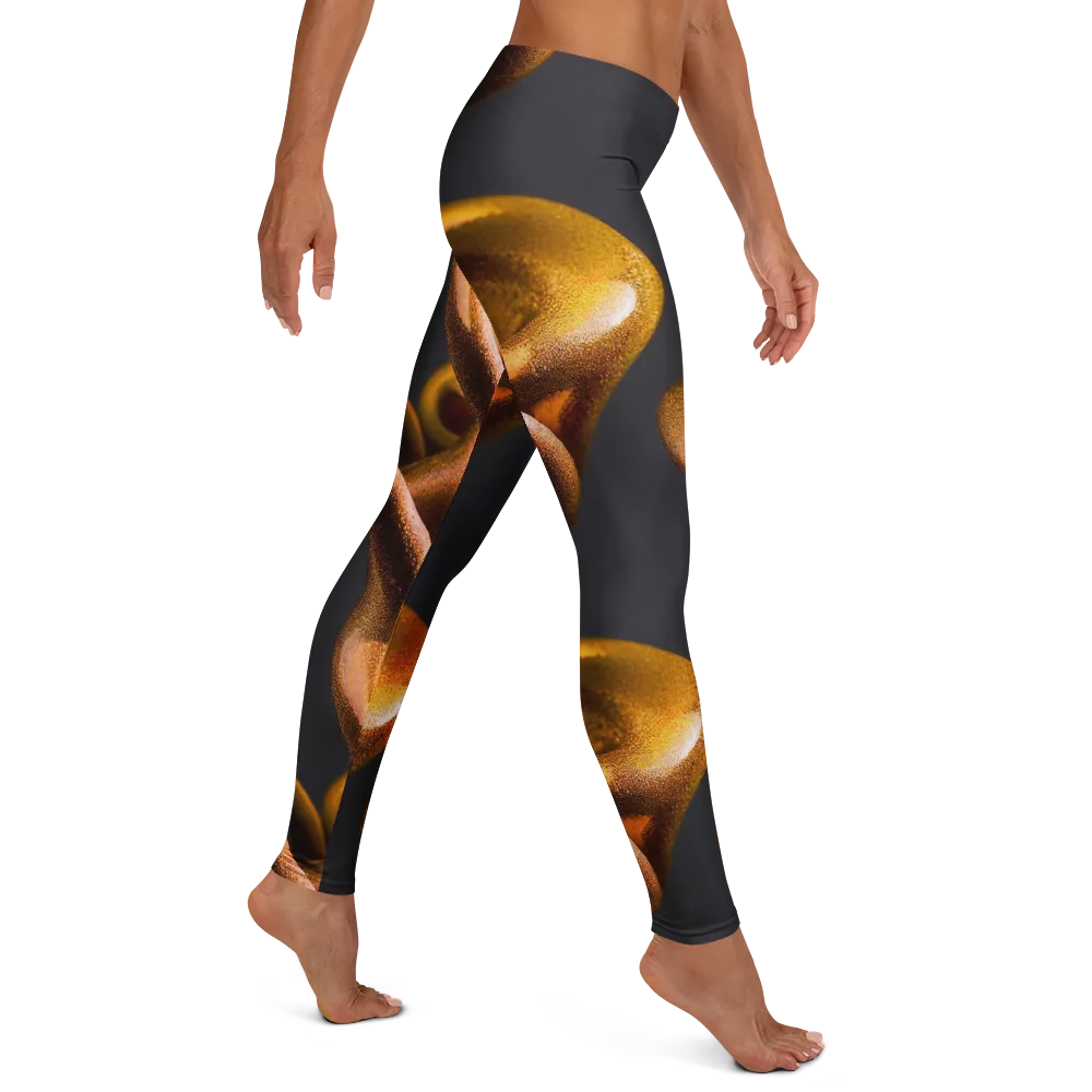Amber Tangle on Leggings — Right
