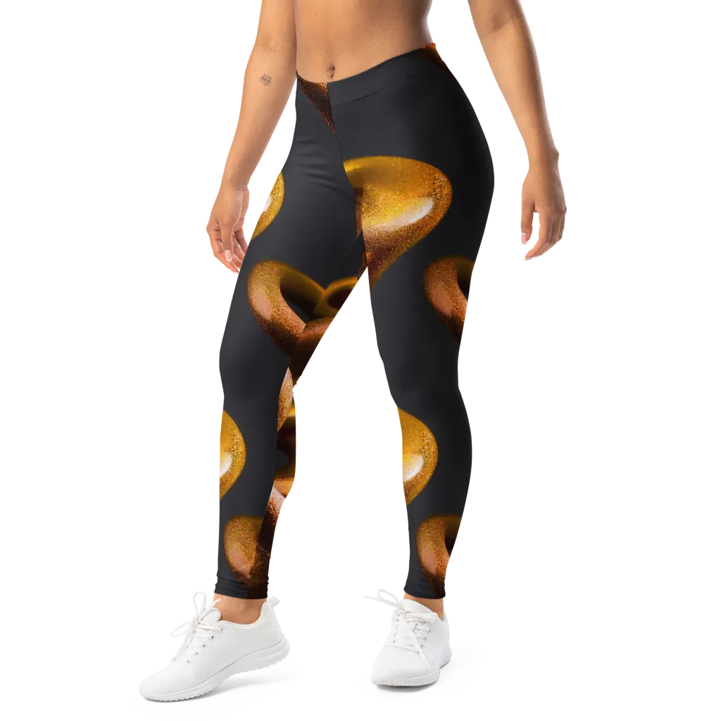 Amber Tangle on Leggings — Left Front