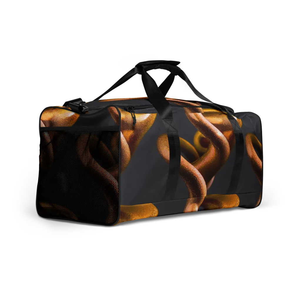 Amber Tangle on Duffle Bag — Right Front