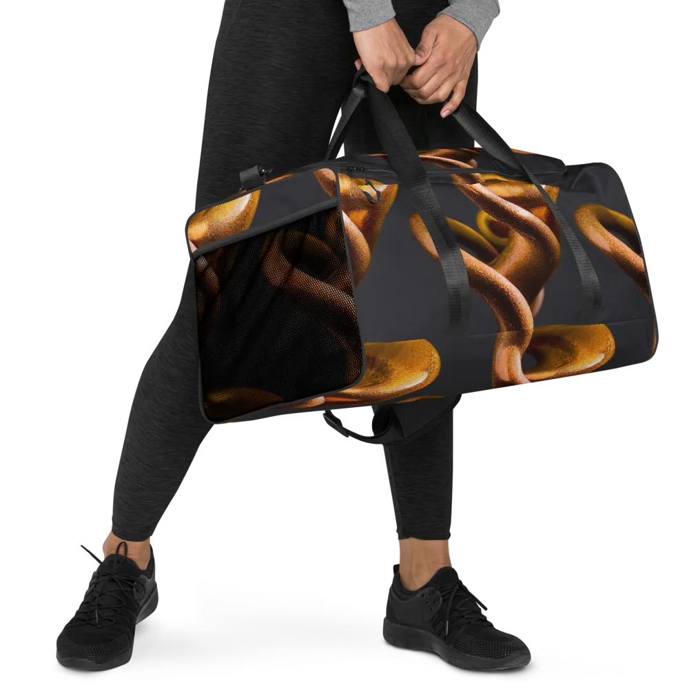 Amber Tangle on Duffle Bag — Right Front