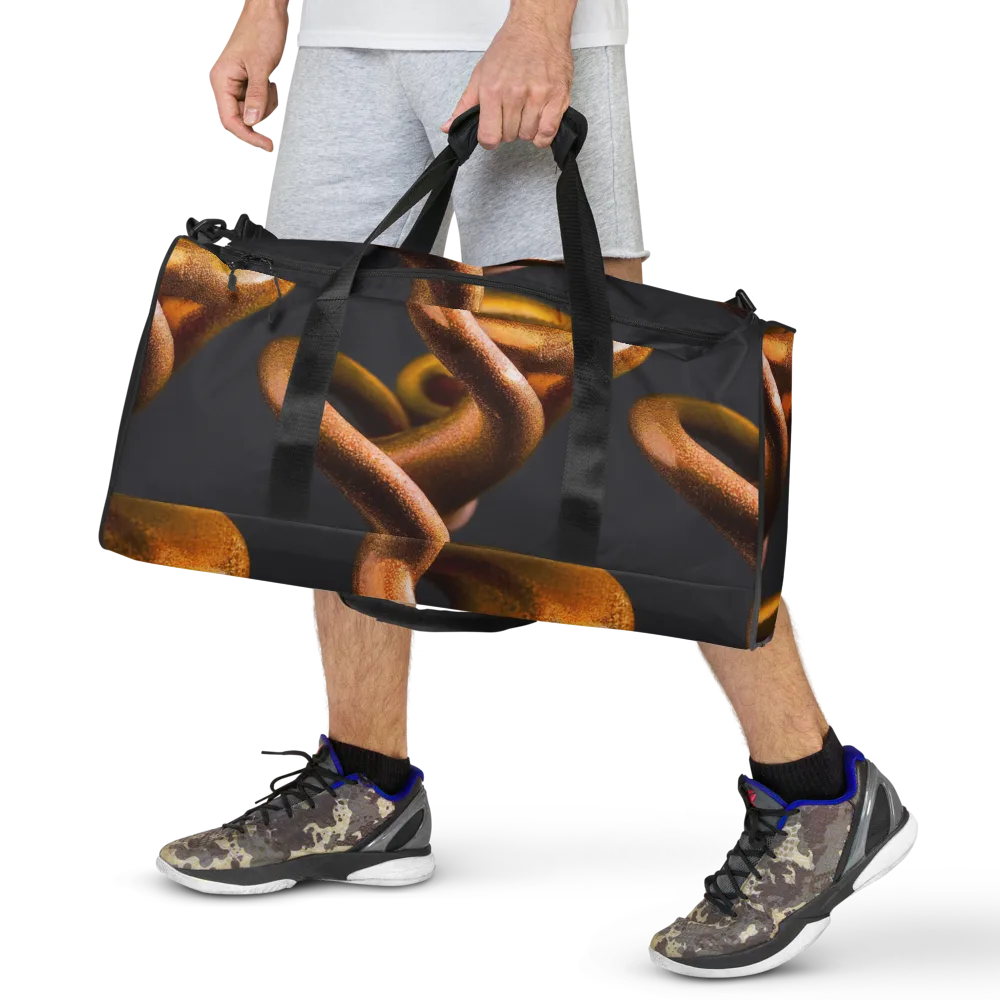 Amber Tangle on Duffle Bag — Front
