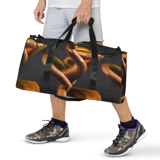 Amber Tangle on a Duffle Bag