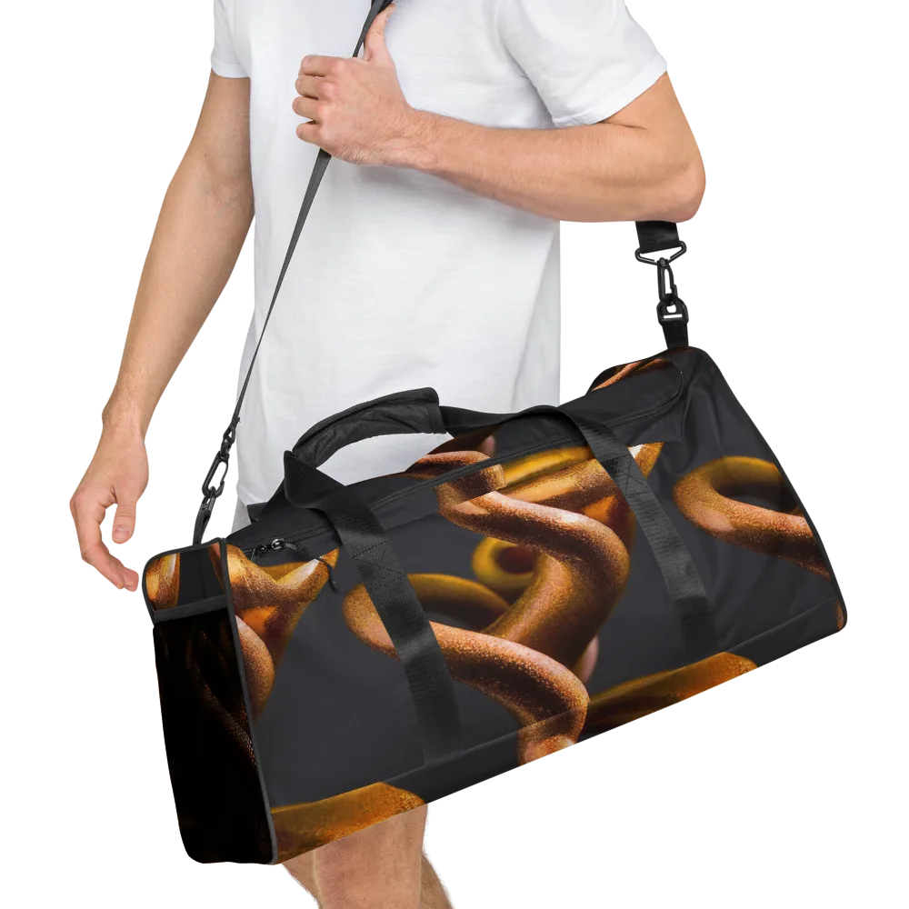 Amber Tangle on Duffle Bag — Right Front