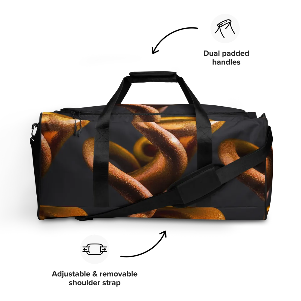 Amber Tangle on Duffle Bag — Front