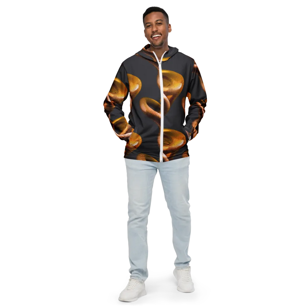 Amber Tangle on Men's Windbreaker — Front