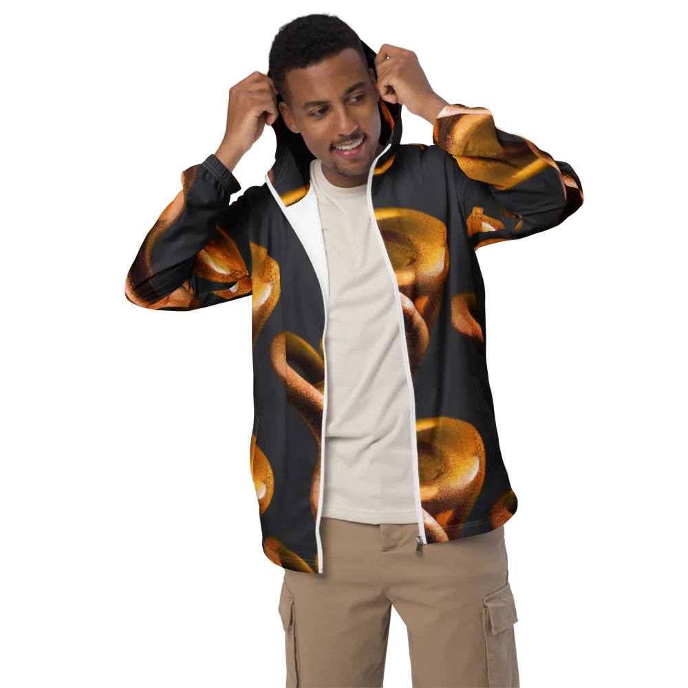 Amber Tangle on Men's Windbreaker — Front
