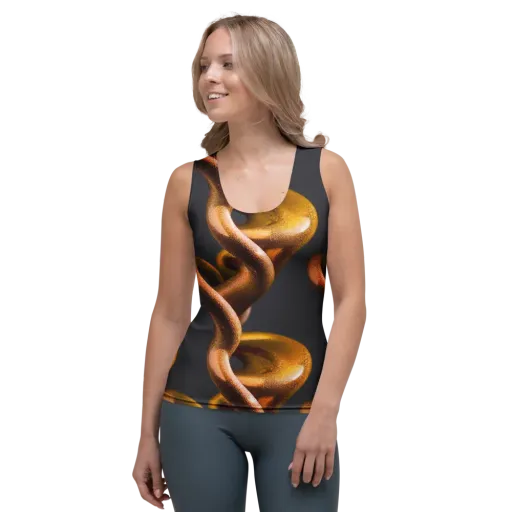 Amber Tangle on a Women's Tank Top