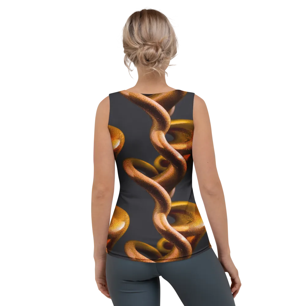 Amber Tangle on Women's Tank Top — Back