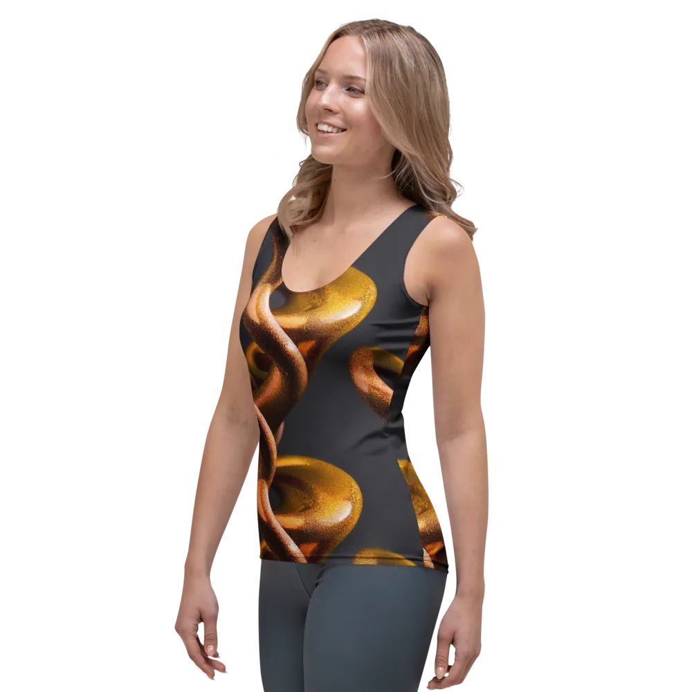 Amber Tangle on Women's Tank Top — Left Front