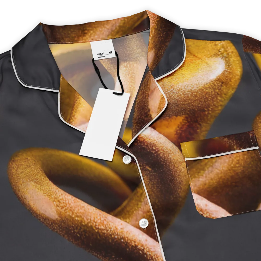 Amber Tangle on Women's Short Sleeve Pajama Top — Product details