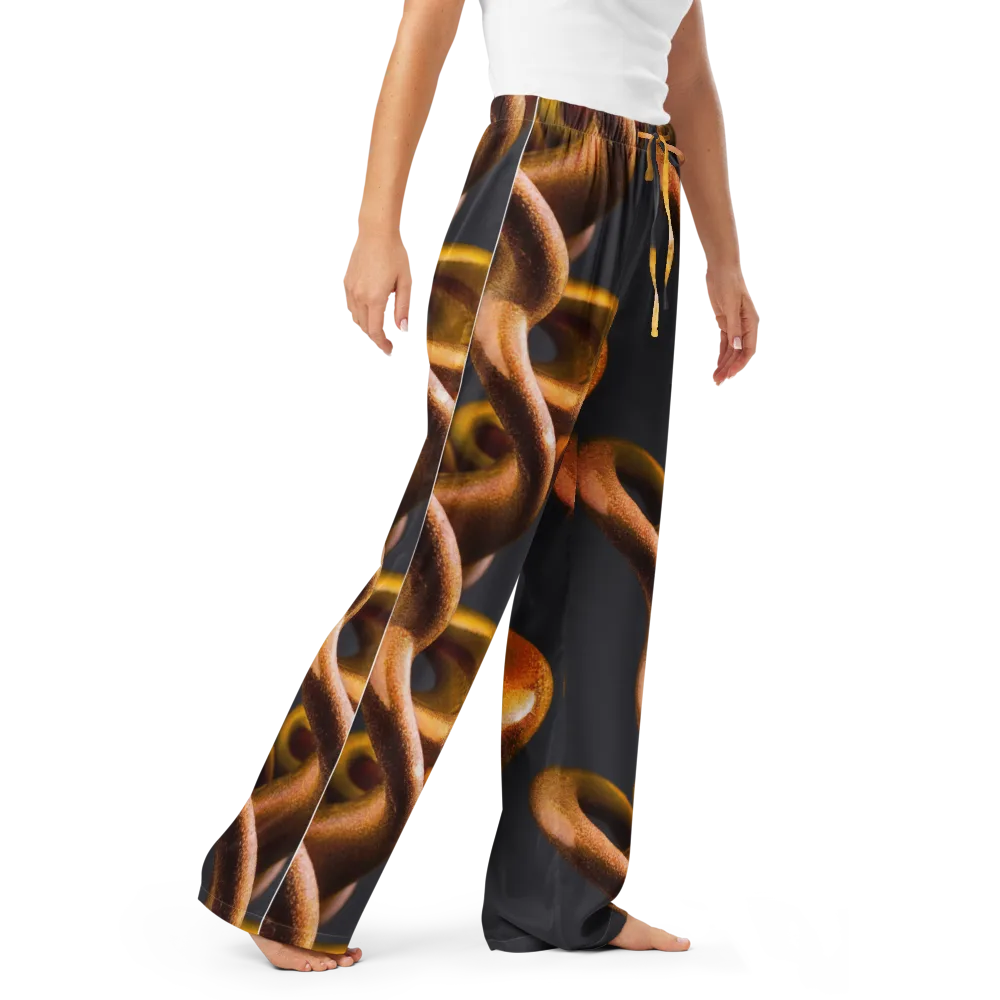 Amber Tangle on Women's Pajama Pants — Right Front